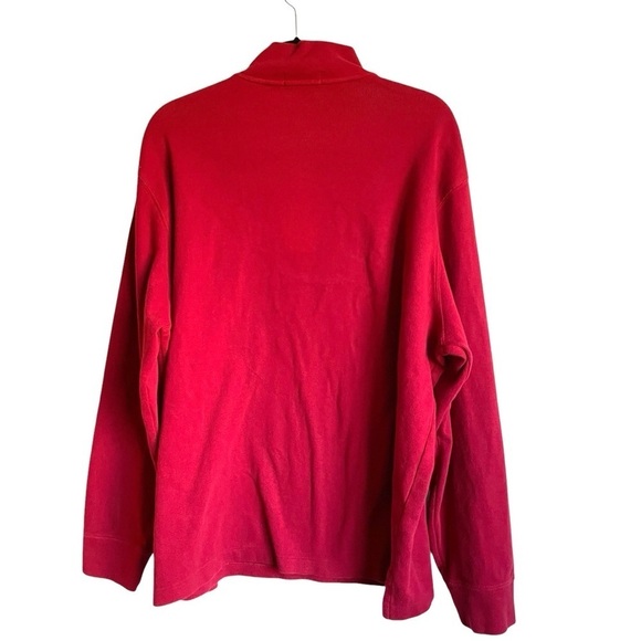 Polo Ralph Lauren 1/4 Zip Pullover Classic Wine Estate Rib Flesh Pony - Picture 5 of 10